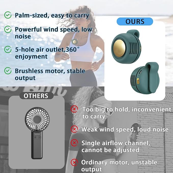 Portable Clip-On Fan