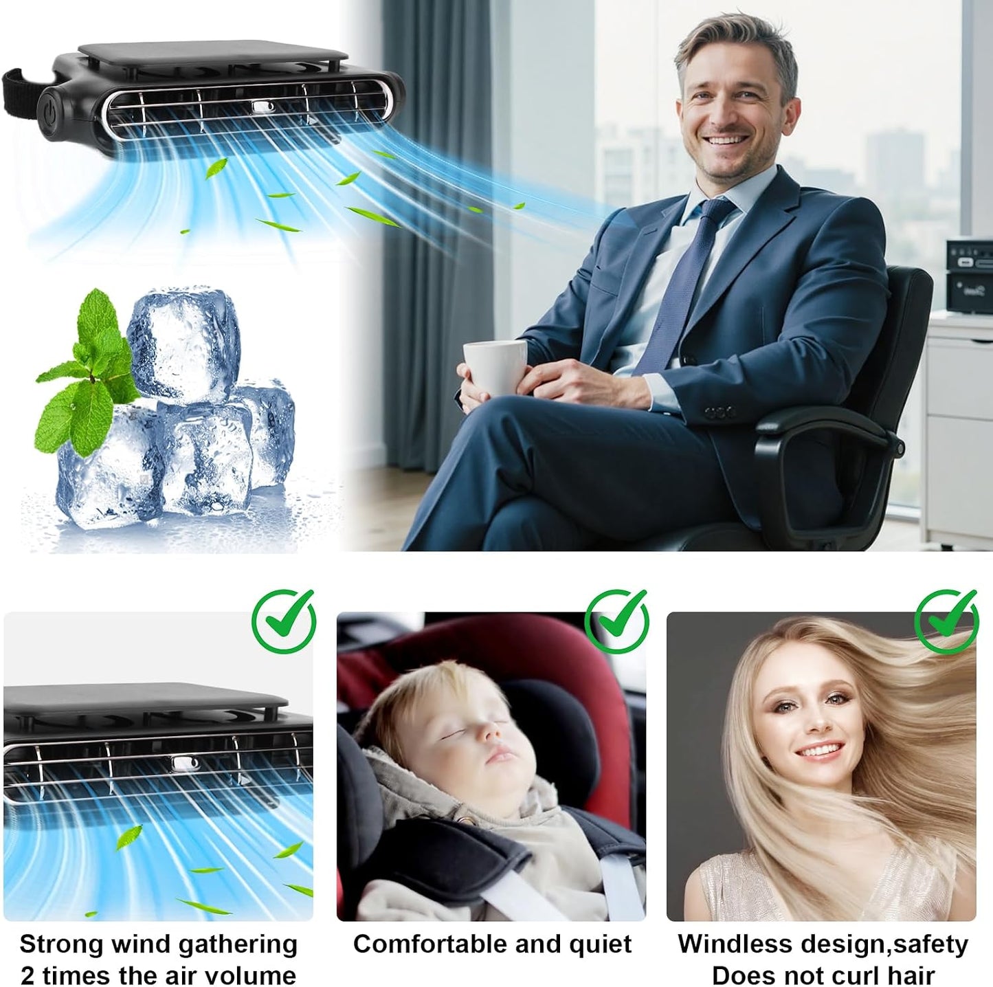 Car Backseat Fan