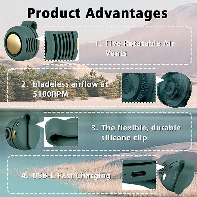 Portable Clip-On Fan